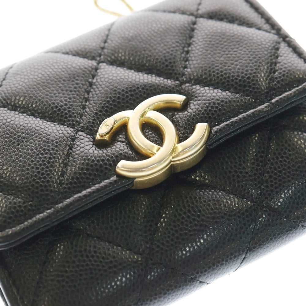 CHANEL(シャネル) マトラッセ ココマーク ミニ チェーンウォレット