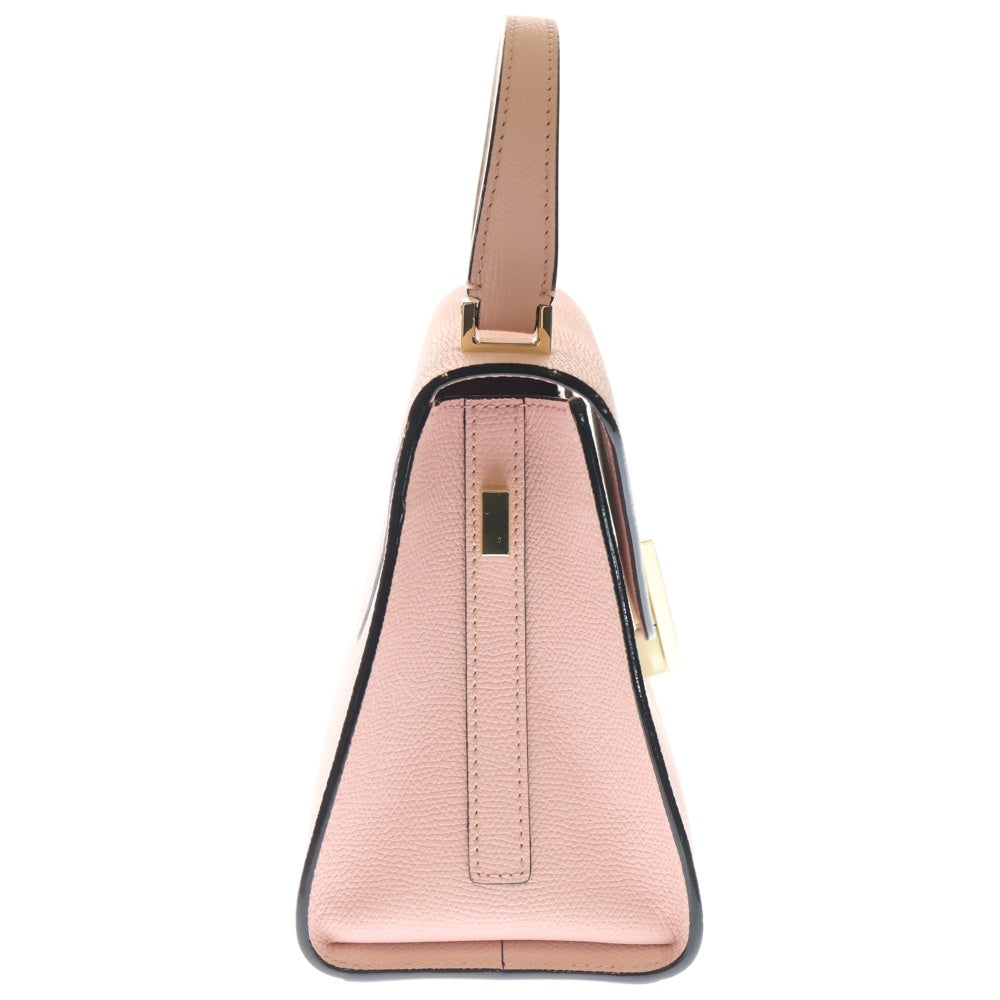 DELVAUX(デルボー) イジィデ ミニ 2WAY ハンドバッグ ショルダーバッグ レザー ピンク レディース