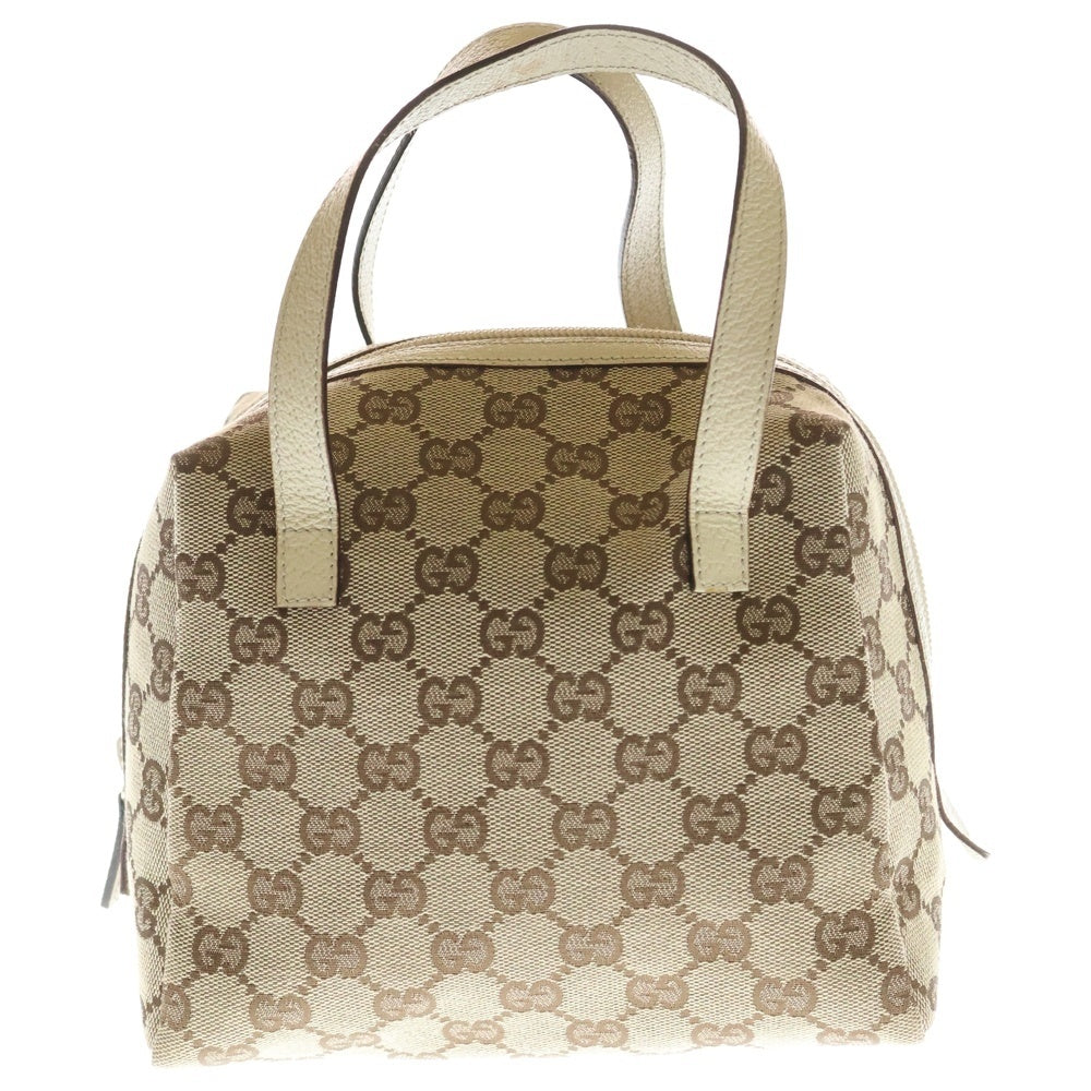 GUCCI(グッチ) GGキャンバス ハンドバッグ ベージュ キャンバス×レザー 124542 レディース