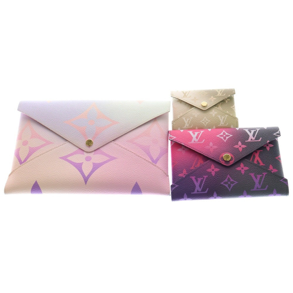 LOUIS VUITTON(ルイヴィトン) モノグラム スプリング ザ シティ ポシェットキリガミ ポーチ ケース セカンドバッグ クラッチバッグ ピンク マルチカラー レザー M81271 ゴールド金具