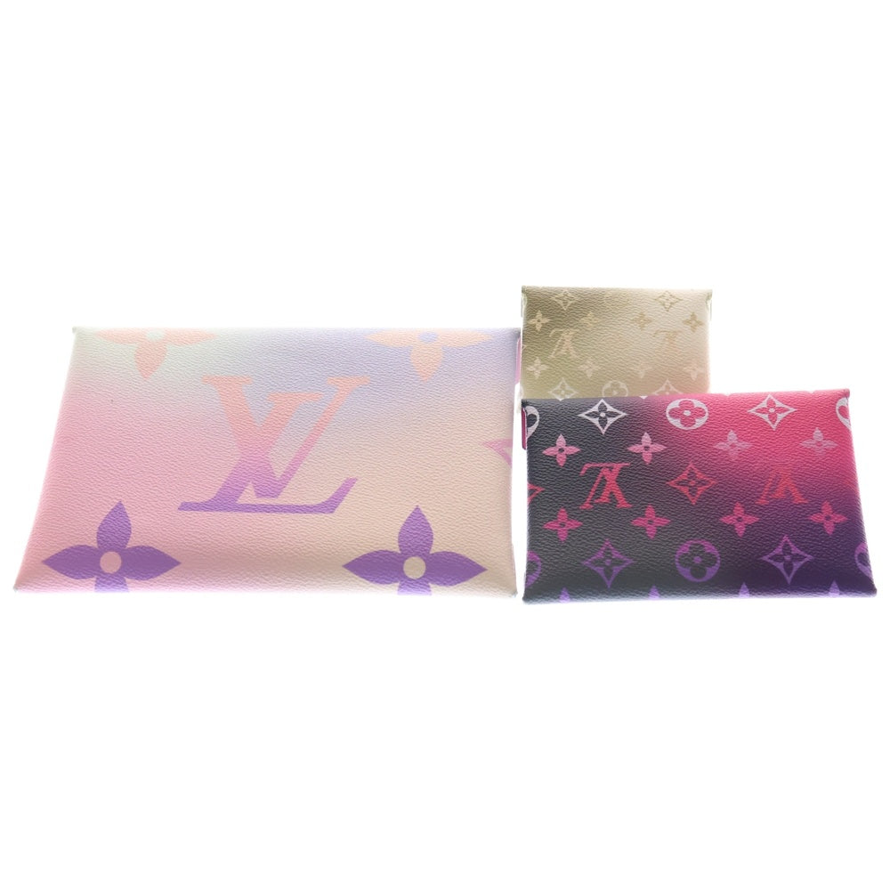 LOUIS VUITTON(ルイヴィトン) モノグラム スプリング ザ シティ ポシェットキリガミ ポーチ ケース セカンドバッグ クラッチバッグ ピンク マルチカラー レザー M81271 ゴールド金具