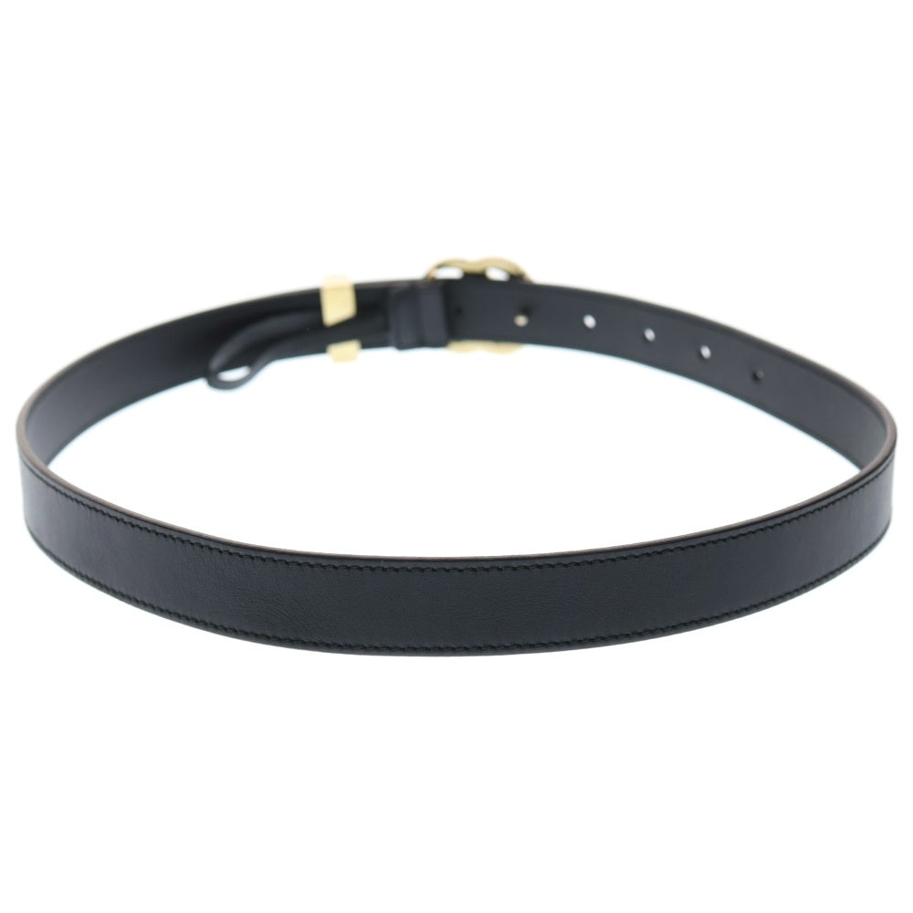 GUCCI(グッチ) ダブルG ベルト 75/30 ブラック レザー 524103 レディース