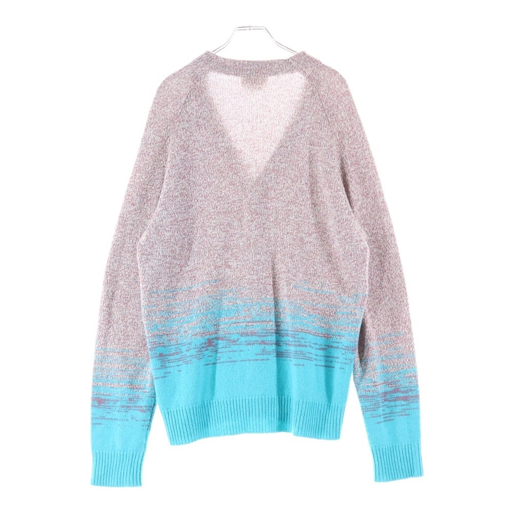 HERMES(エルメス) グラデーション ジャガード カシミヤニット 長袖