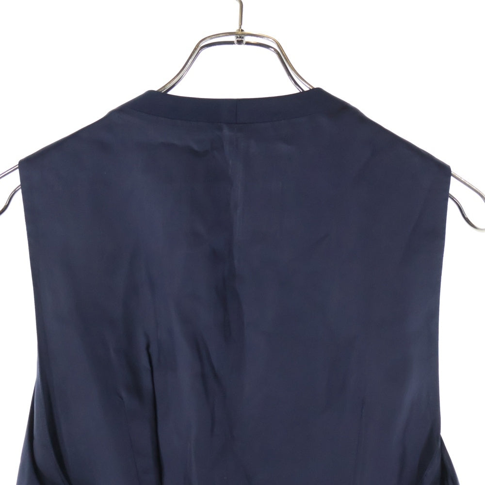 PRADA(プラダ) 22AW バージンウール 4B ジレ ベスト ネイビー UGL37