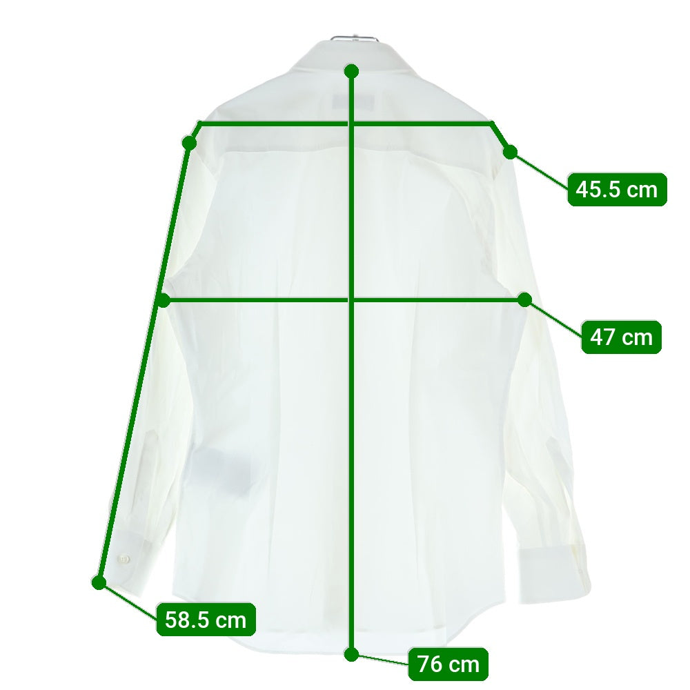 PRADA(プラダ) レギュラーカラー コットン 長袖シャツ ホワイト