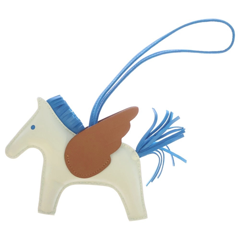 HERMES(エルメス) ペガサスチャームPM ヴェールフィズ×ブルーザンジバル アニョーミロ B刻印 レディース