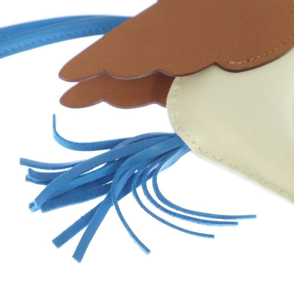 HERMES(エルメス) ペガサスチャームPM ヴェールフィズ×ブルーザンジバル アニョーミロ B刻印 レディース