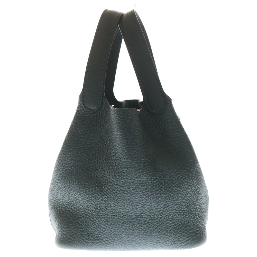 HERMES(エルメス) ピコタンロックPM ヴェールアマンド トリヨンレザー ハンドバッグ ゴールド金具 W刻印 レディース