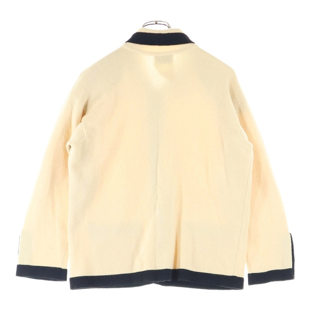 CHANEL(シャネル) 93年製 ココマークボタン バイカラー カシミヤ