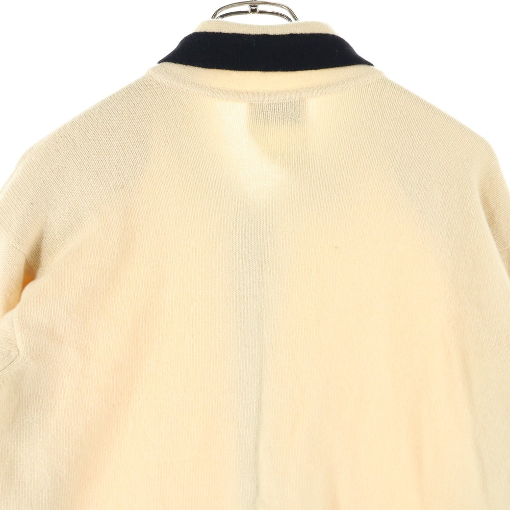 CHANEL(シャネル) 93年製 ココマークボタン バイカラー カシミヤ