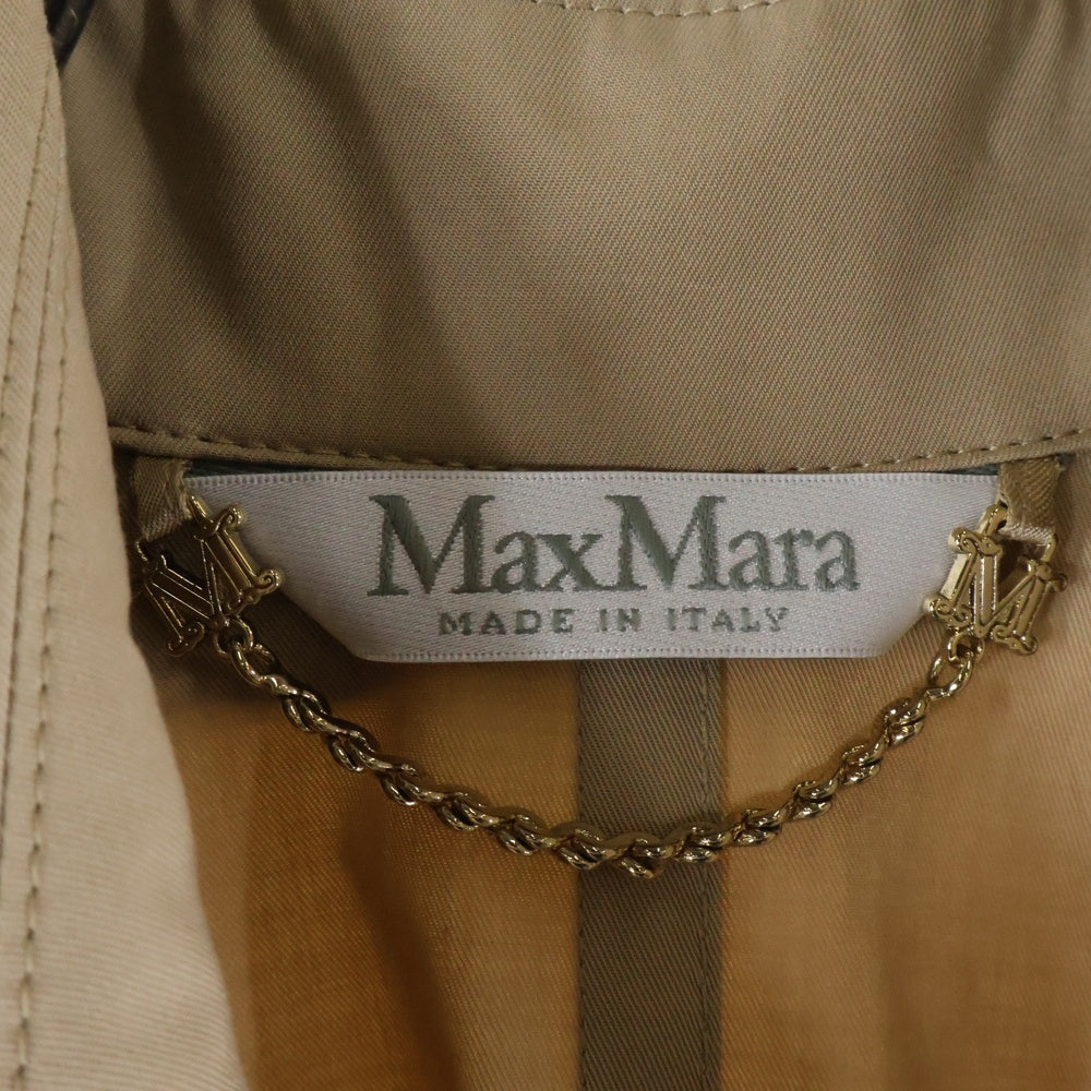 Max Mara(マックスマーラ) ダブルブレスト コットン ケープコート ポンチョ ベージュ レディース 25147310316