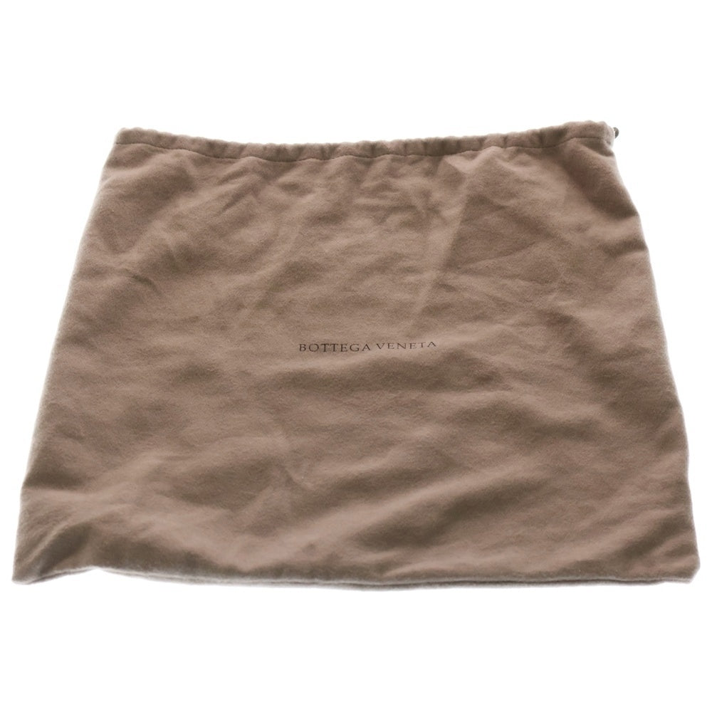 BOTTEGA VENETA(ボッテガヴェネタ) がま口 ショルダーバッグ ミニバッグ ホワイト レザー シルバー金具 レディース