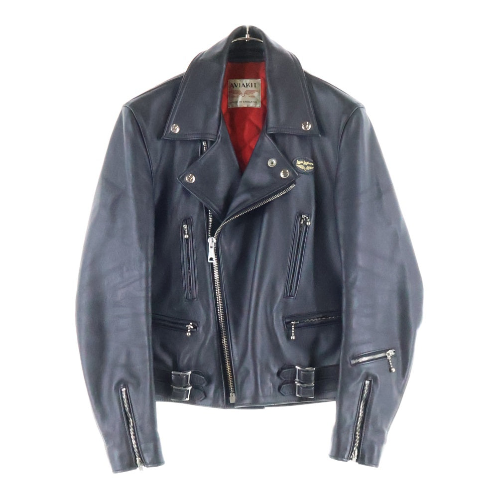 Lewis Leathers(ルイスレザー) 391 LIGHTNING ライトニング レザー ジップアップ ダブル ライダースジャケット ブラック