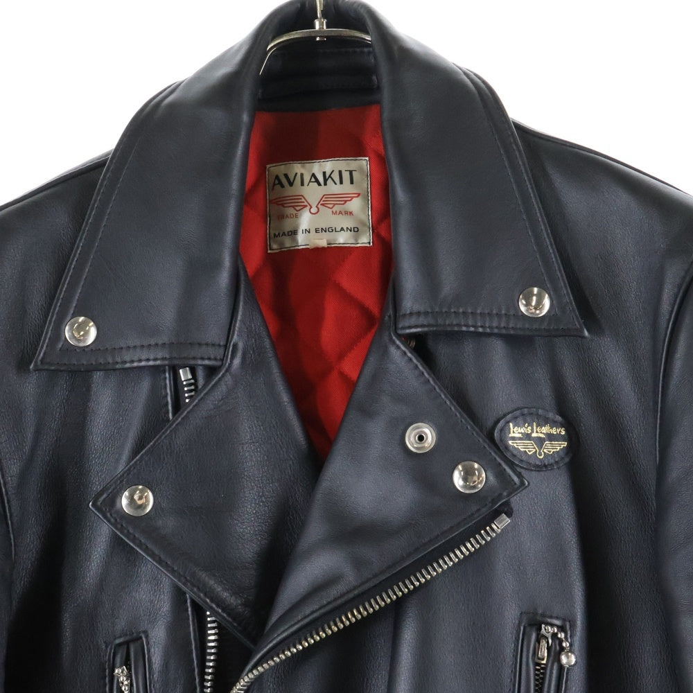 Lewis Leathers(ルイスレザー) 391 LIGHTNING ライトニング レザー ジップアップ ダブル ライダースジャケット ブラック