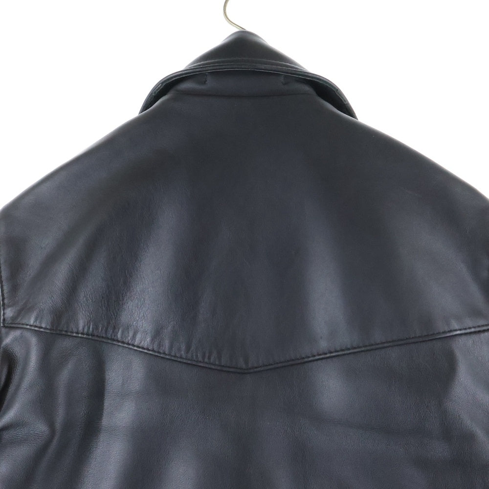 Lewis Leathers(ルイスレザー) 391 LIGHTNING ライトニング レザー ジップアップ ダブル ライダースジャケット ブラック