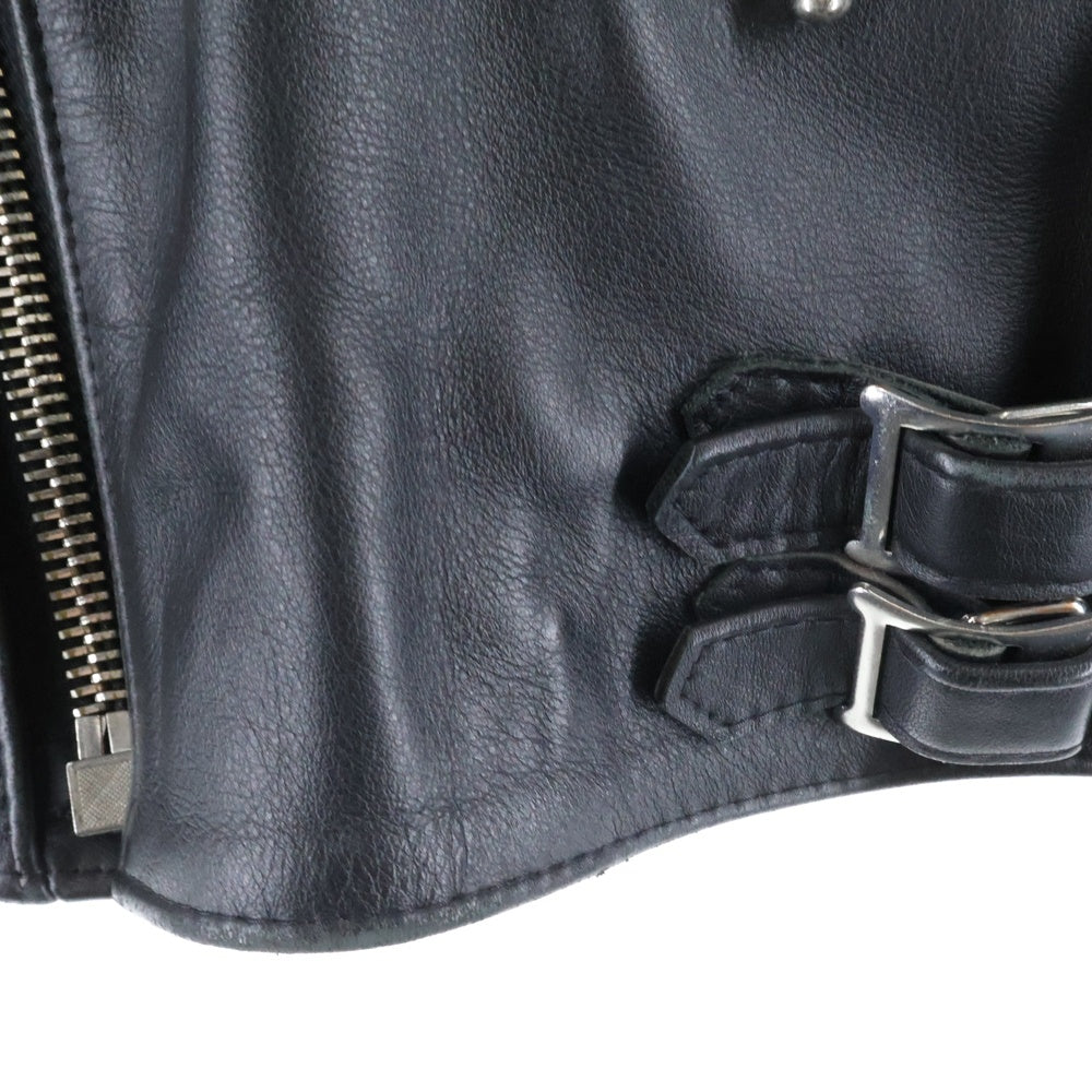 Lewis Leathers(ルイスレザー) 391 LIGHTNING ライトニング レザー ジップアップ ダブル ライダースジャケット ブラック