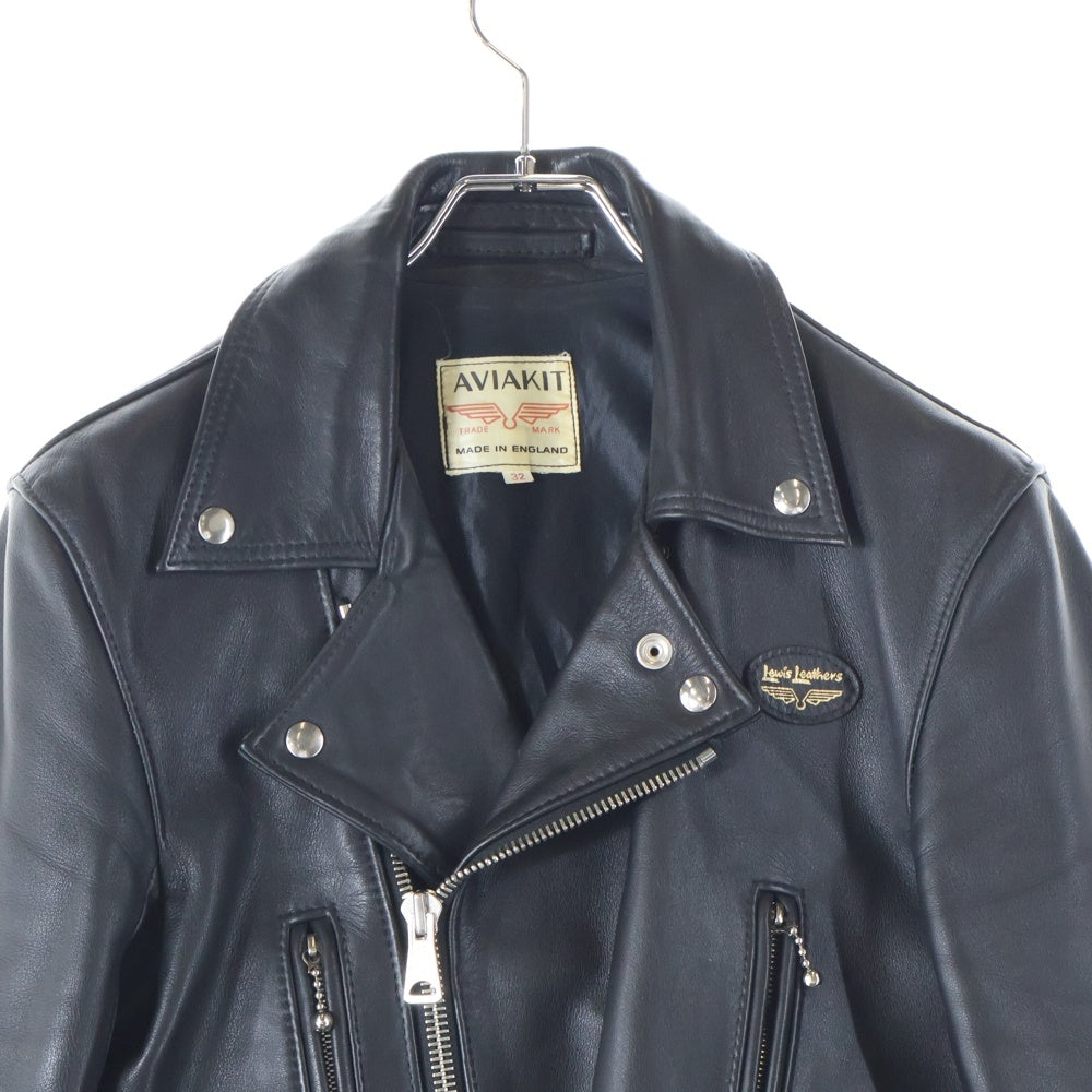 Lewis Leathers(ルイスレザー) 391 LIGHTNING ライトニング レザー ジップアップ ダブル ライダースジャケット ブラック
