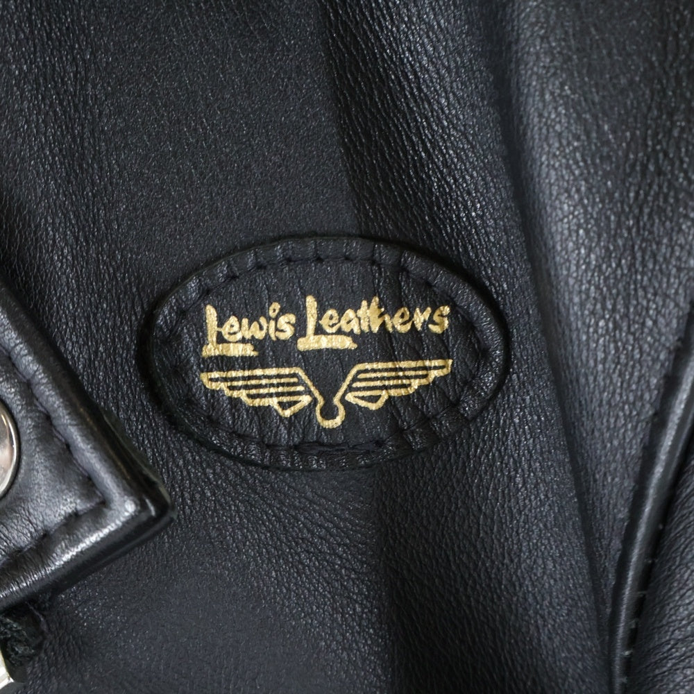 Lewis Leathers(ルイスレザー) 391 LIGHTNING ライトニング レザー ジップアップ ダブル ライダースジャケット ブラック