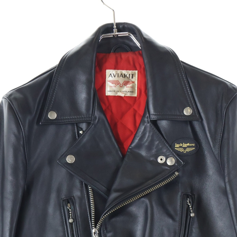 Lewis Leathers(ルイスレザー) 391 LIGHTNING ライトニング レザー ジップアップ ダブル ライダースジャケット ブラック