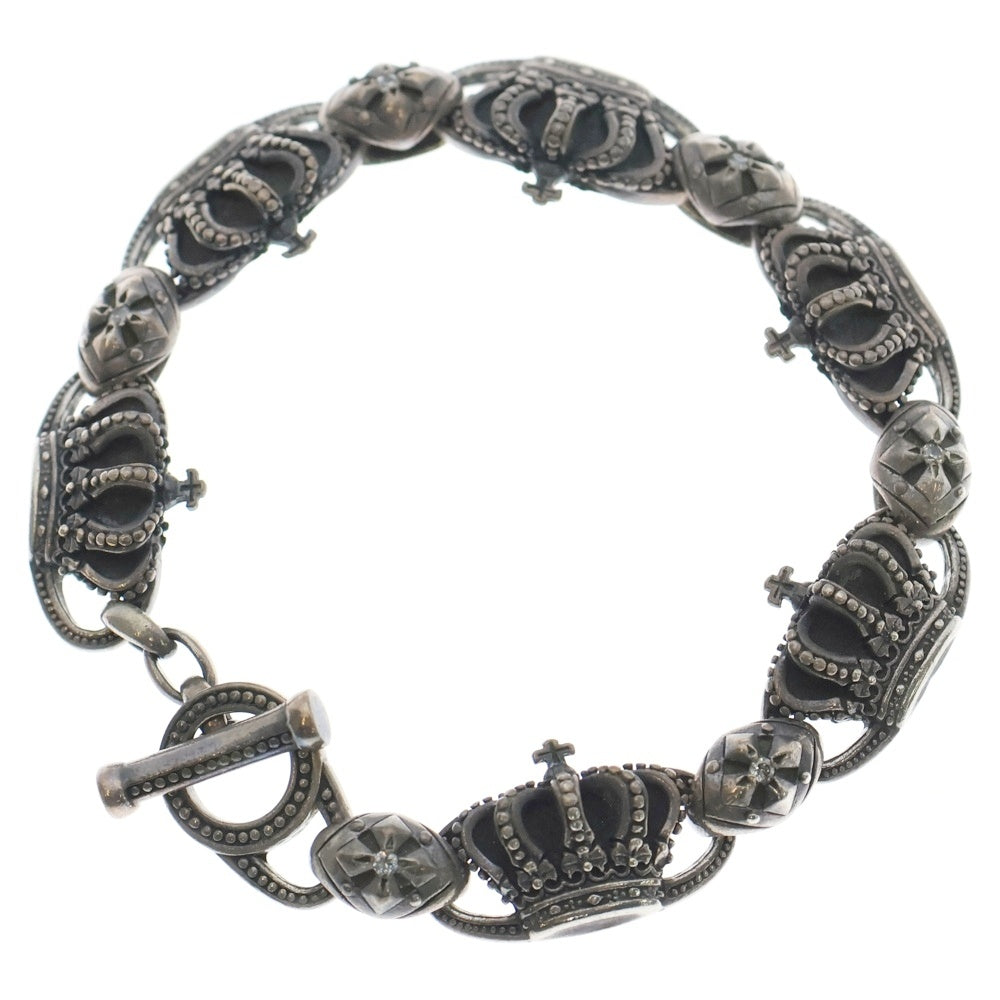 Justin Davis(ジャスティンデイヴィス) SML QE2 BRACELET クラウン ブレスレット SBJ118 シルバー