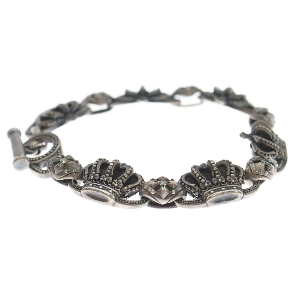 Justin Davis(ジャスティンデイヴィス) SML QE2 BRACELET クラウン ブレスレット SBJ118 シルバー