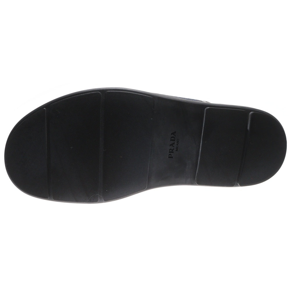 PRADA(プラダ) ロゴジャガード フラット トングサンダル ブラック/ネイビー 2Y3053