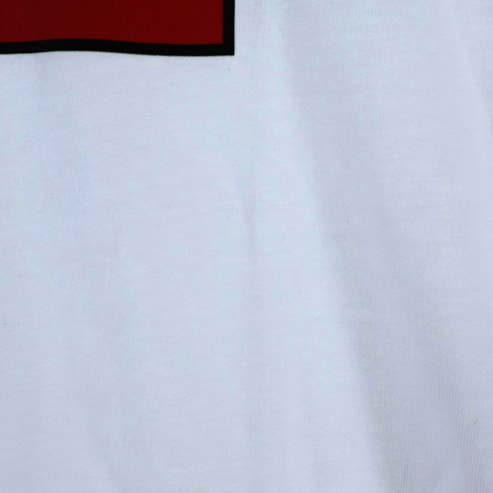 MONCLER(モンクレール) 23AW トリコロール ロゴプリント クルーネック 半袖Tシャツ カットソー ホワイト I20918C00036 8390T