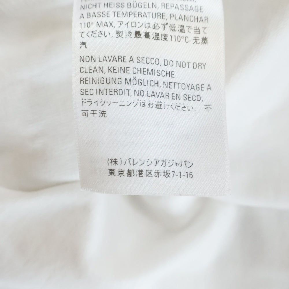 BALENCIAGA(バレンシアガ) 20SS CREWプリント クルーネック 半袖Tシャツ ホワイト 612966 TIV24