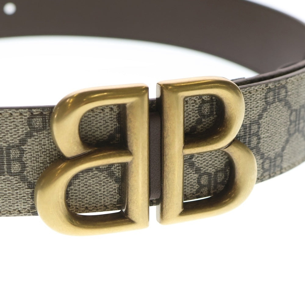 BALENCIAGA(バレンシアガ) ×グッチ BBバックル ベルト ベージュ