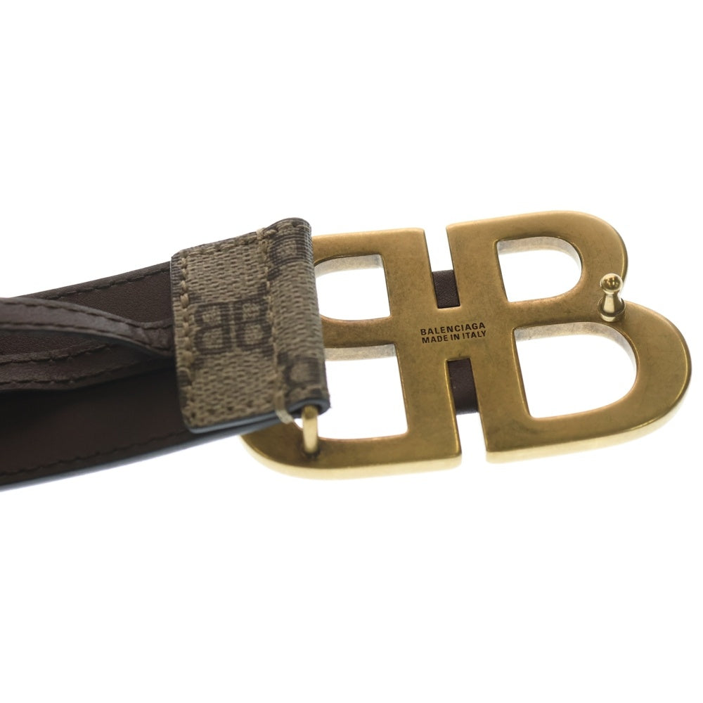BALENCIAGA(バレンシアガ) ×グッチ BBバックル ベルト ベージュ