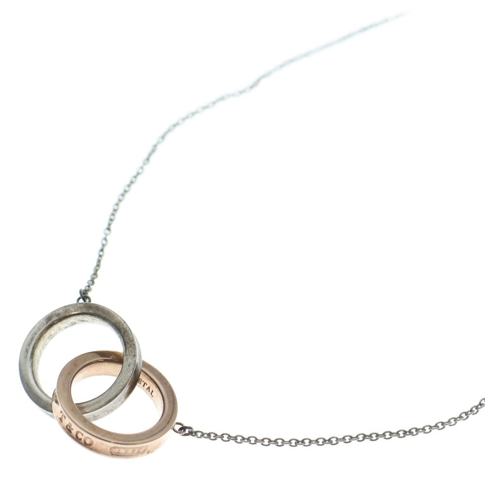 TIFFANY & Co.(ティファニー) インターロッキング サークル チェーン ネックレス シルバー/ゴールド レディース