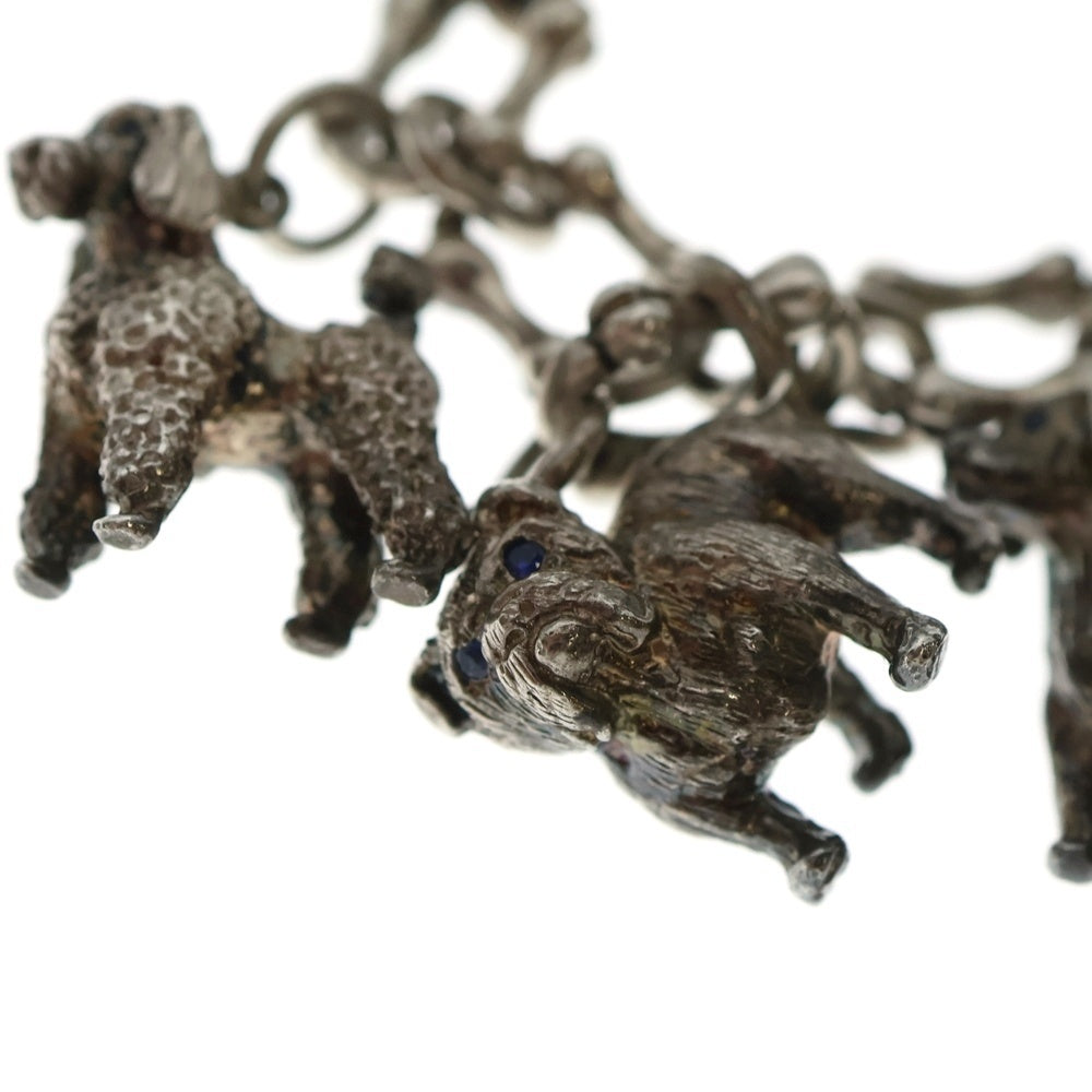 TIFFANY & Co.(ティファニー) ドッグ ボーン モチーフ チェーン ブレスレット Ag925 シルバー ヴィンテージ アクセサリー