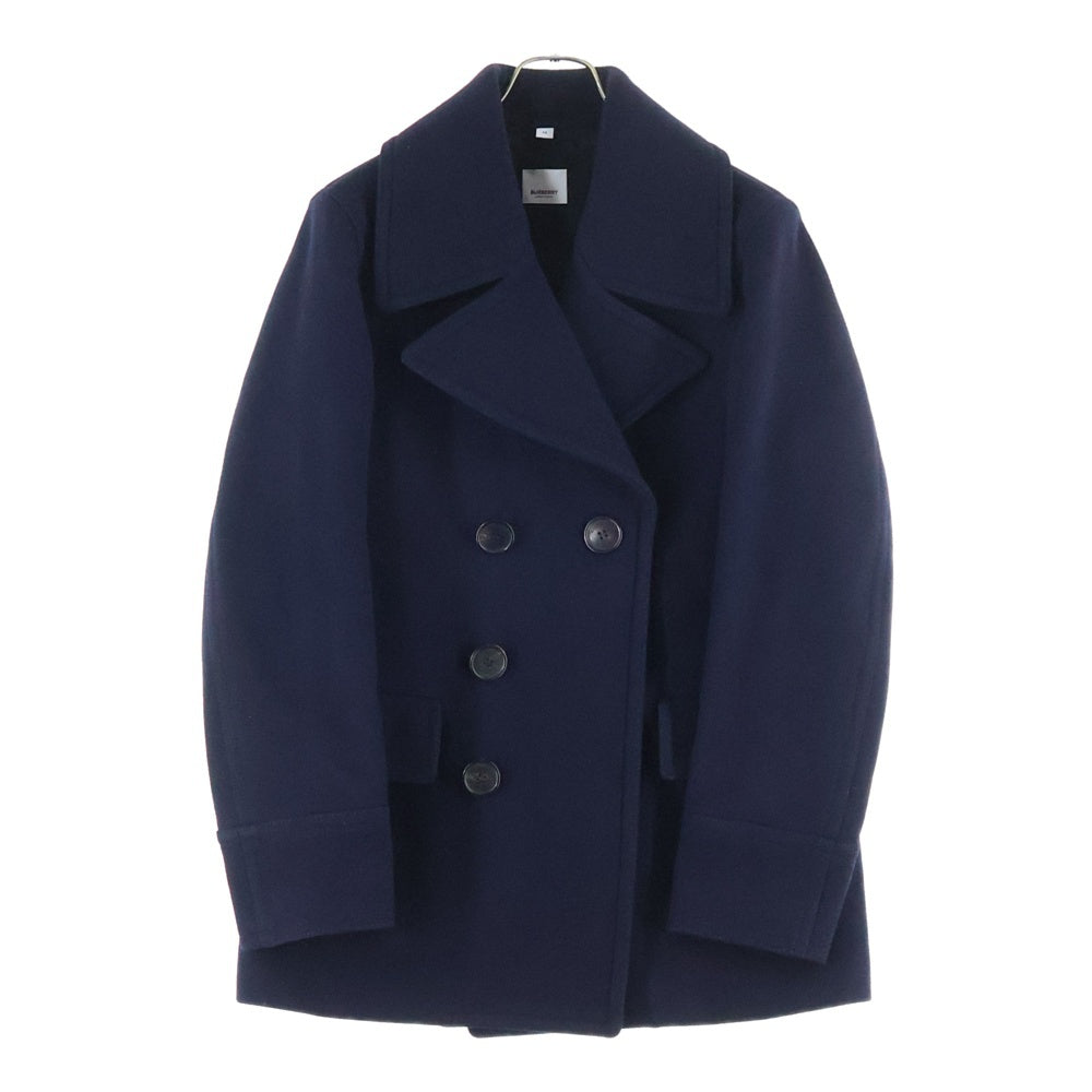 BURBERRY(バーバリー) メルトンウール ダブルブレスト ピーコート ネイビー