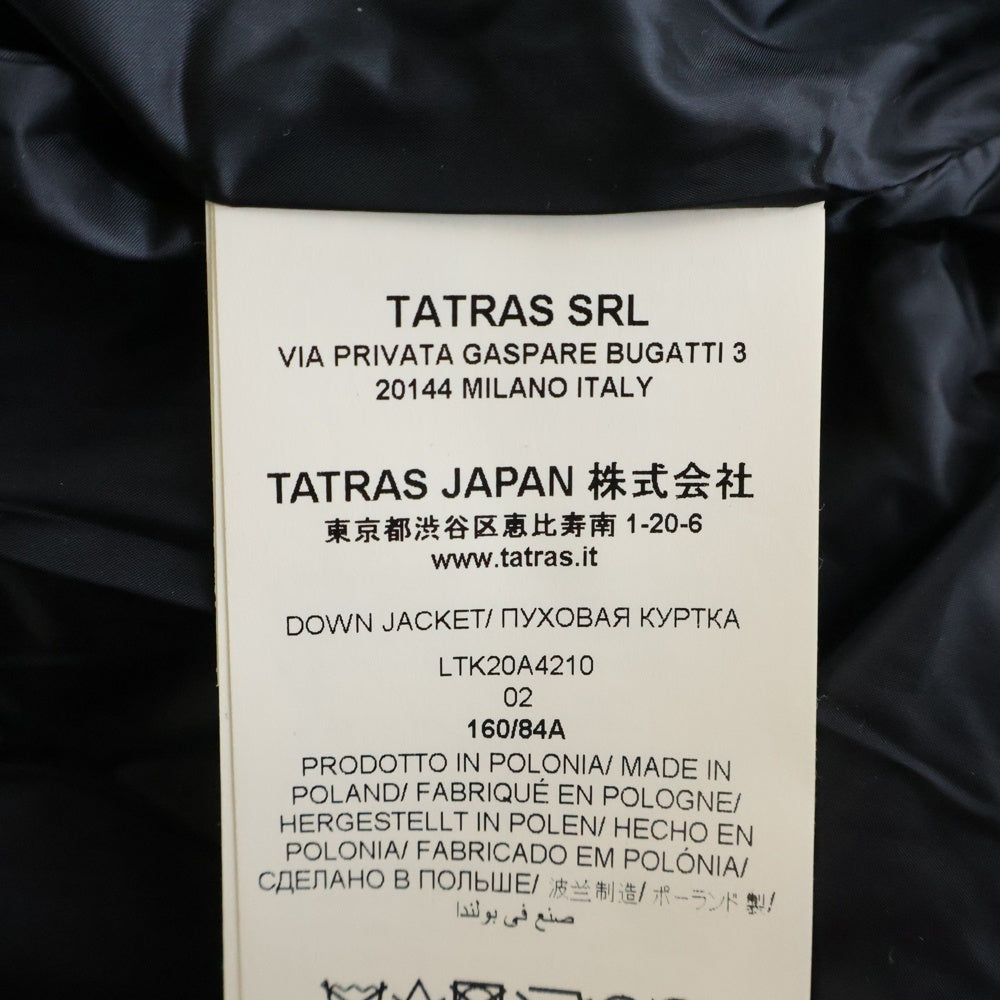 TATRAS(タトラス) 20AW MADEIRA マデイラ ラクーンファー ナイロン ダウンジャケット ダウンコート ブラック LTK20A4210 レディース