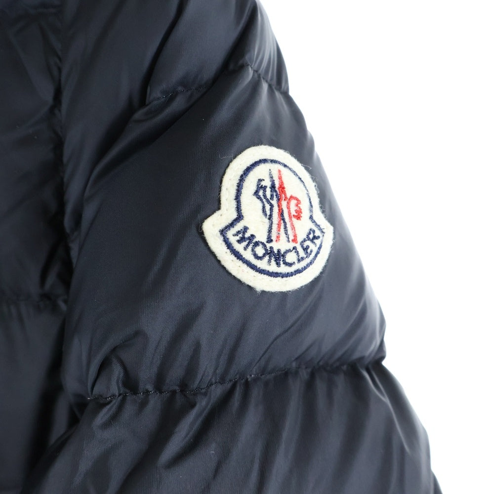MONCLER(モンクレール) 18AW HERMIFUR GIUBBOTTO エルミファー リアルファー付 ジップアップダウンジャケット ダウンコート レディース ブラック D20934990015