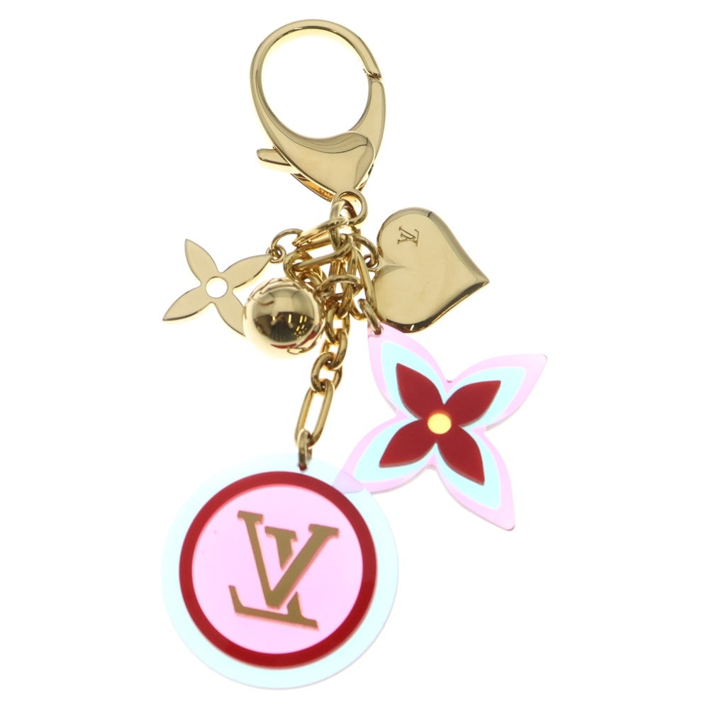 LOUIS VUITTON(ルイヴィトン) ビシューサック キャンディ バッグチャーム キーリング バッグチャーム レッド ゴールド金具 M65726