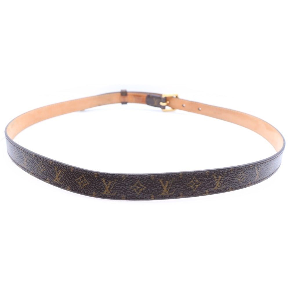 LOUIS VUITTON(ルイヴィトン) モノグラム サンチュール ベルト ブラウン PVCレザー M9274W レディース