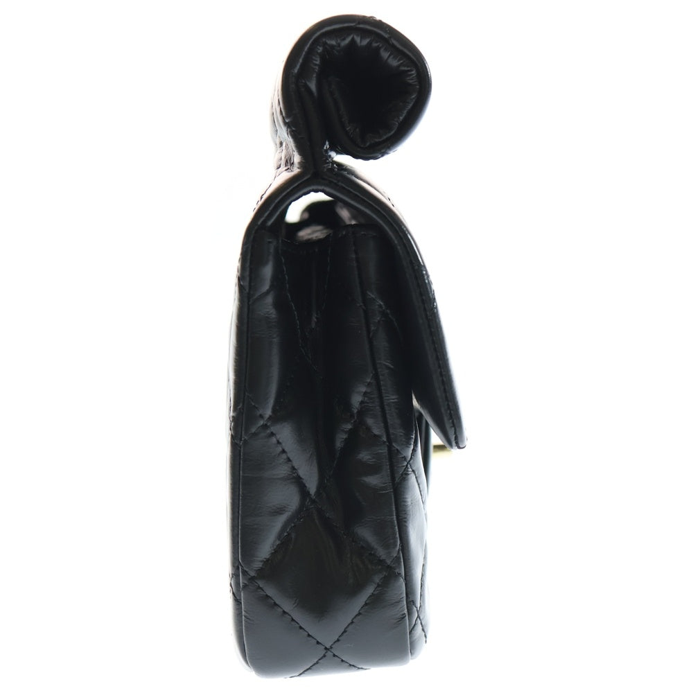 CHANEL(シャネル) マトラッセ クラッチバッグ ブラック カーフスキン ゴールド金具 AS4199 レディース