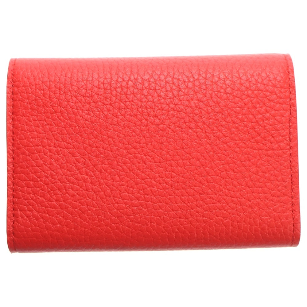 LOUIS VUITTON(ルイヴィトン) ×YK ポルトフォイユ カプシーヌ ドット レッド レザー RFID M82113 レディース