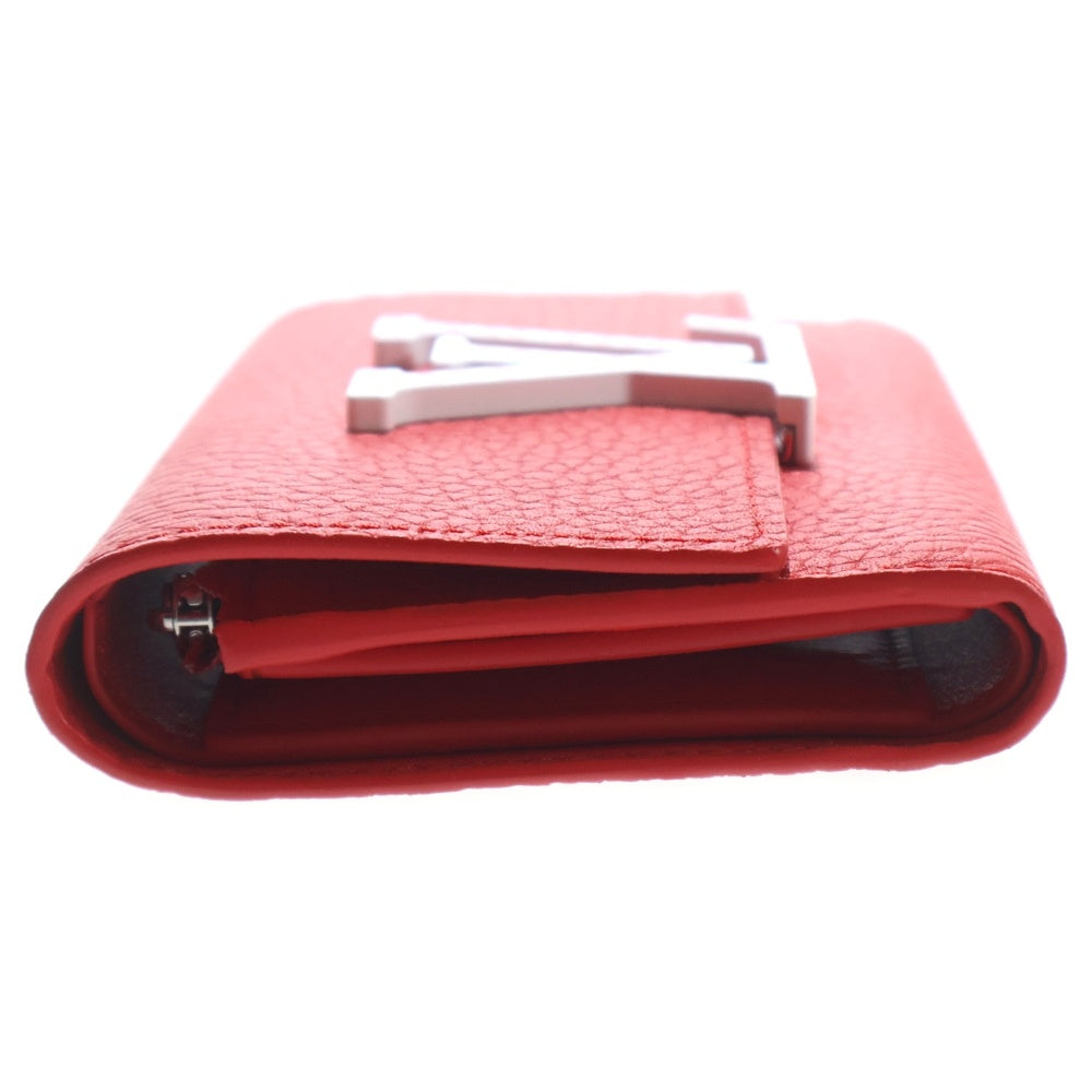 LOUIS VUITTON(ルイヴィトン) ×YK ポルトフォイユ カプシーヌ ドット レッド レザー RFID M82113 レディース