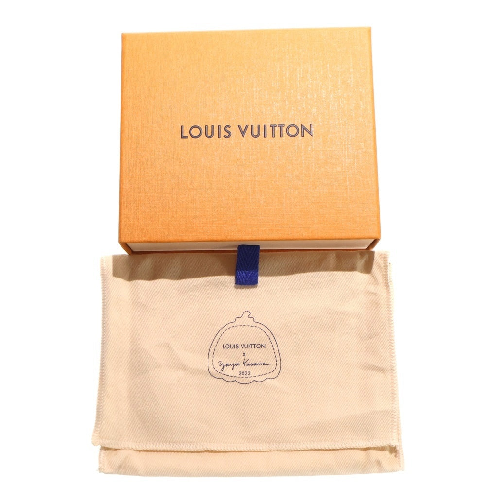 LOUIS VUITTON(ルイヴィトン) ×YK ポルトフォイユ カプシーヌ ドット レッド レザー RFID M82113 レディース