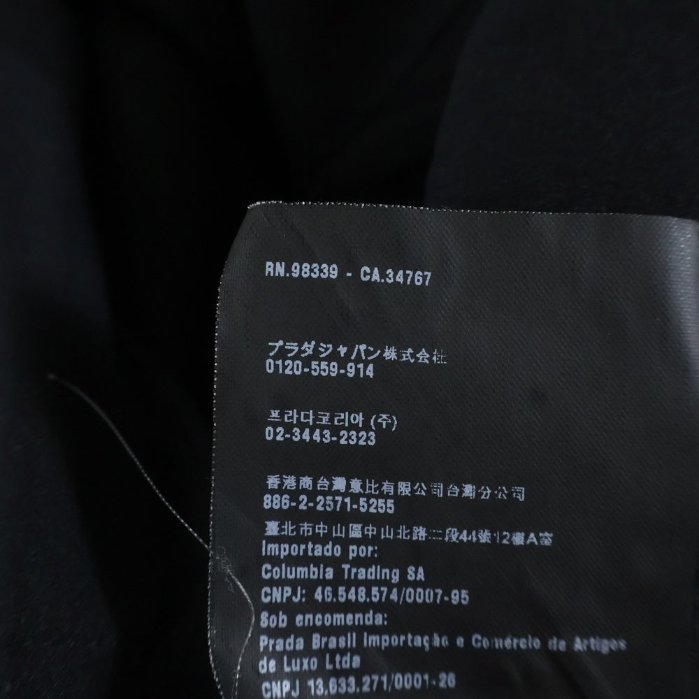PRADA(プラダ) 13SS ナイロン混 レーヨン 2B テーラードジャケット ブラック レディース 270066