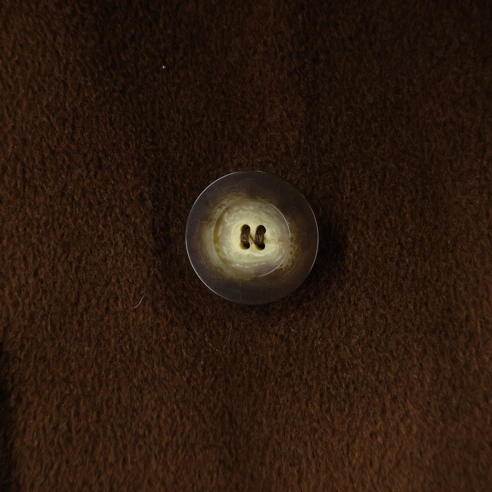 Max Mara(マックスマーラ) カシミヤ混 ウール ダブルブレスト チェスターコート ブラウン レディース