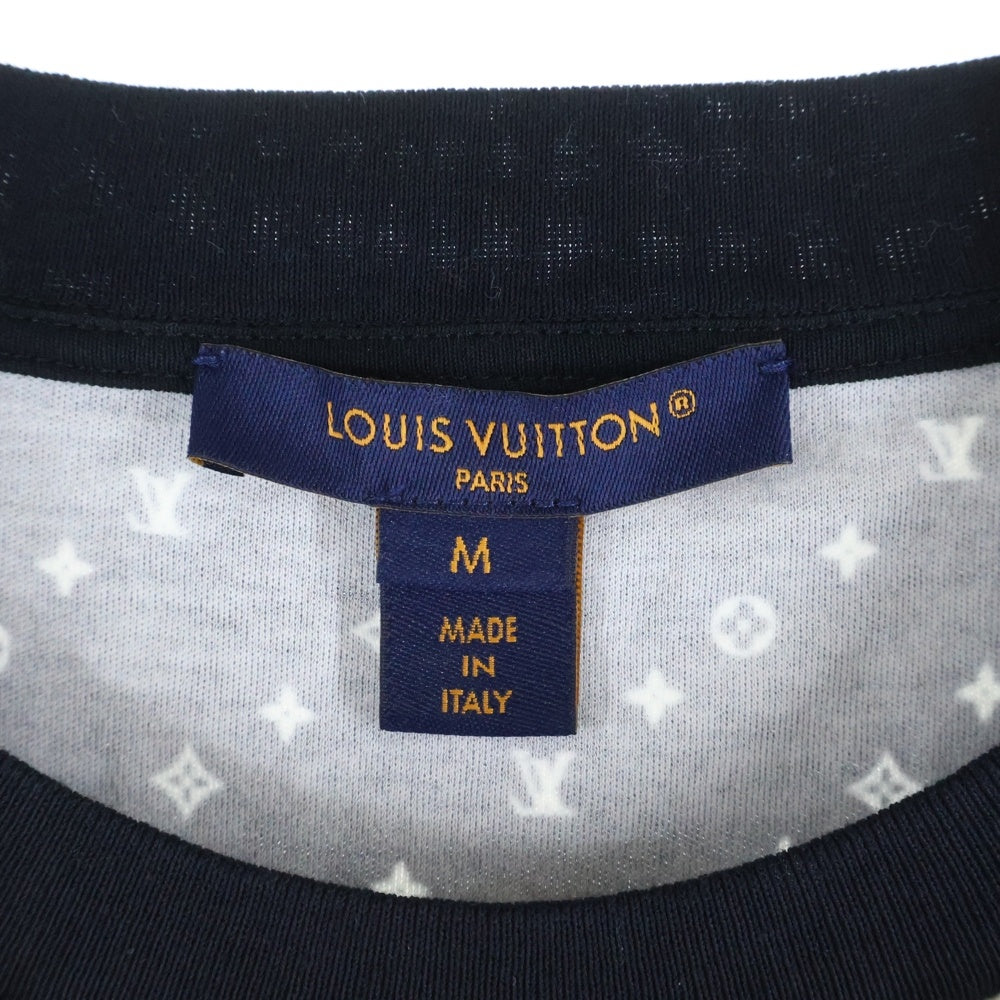 ルイ・ヴィトン　モノグラムTシャツ ネイビー　チェーン付き LOUIS VUITTON】ルイヴィトン『ミックスモノグラム チェーン 半袖T
