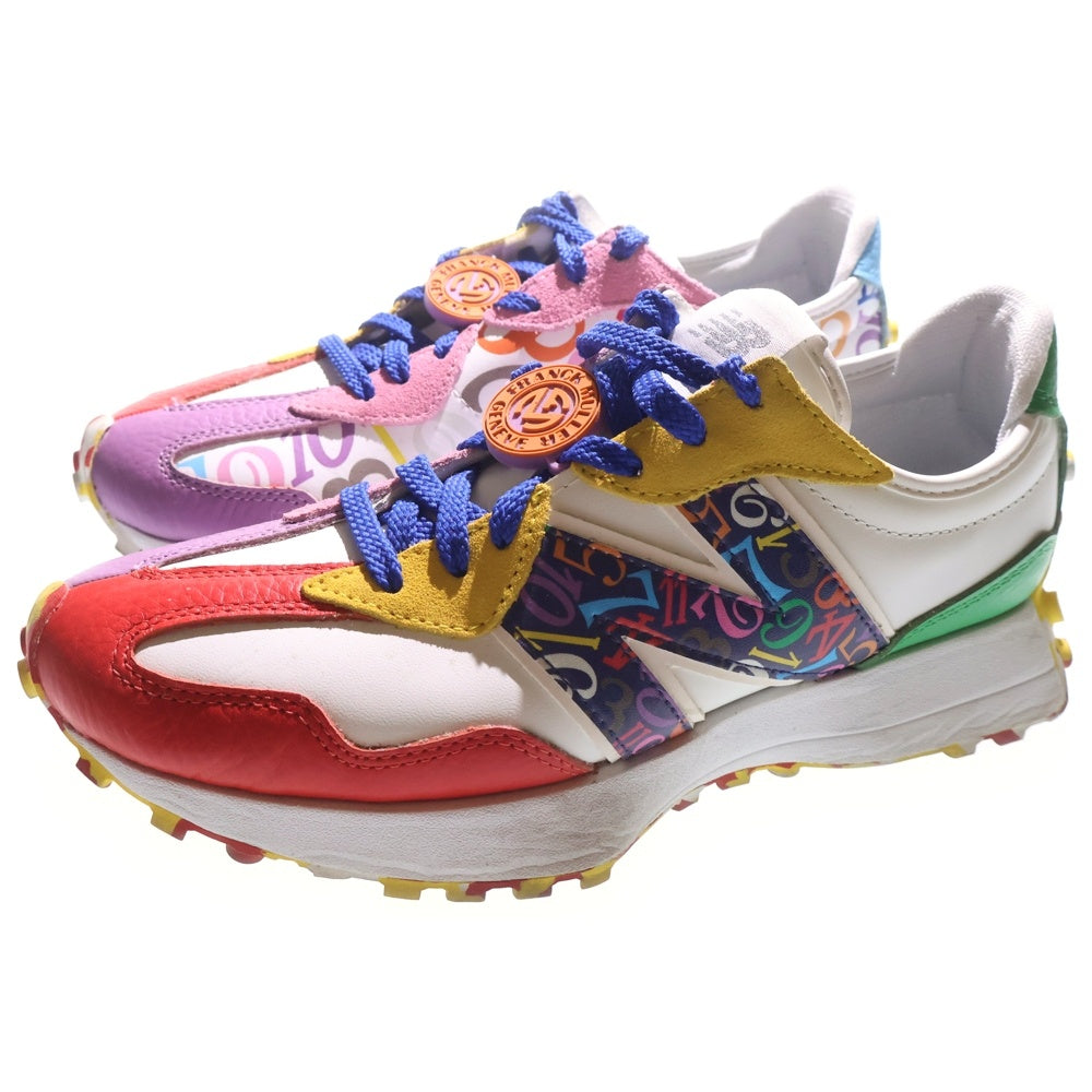 New Balance(ニューバランス) ×Frank Muller フランクミュラー MS327FMB レザー レースアップ ローカットスニーカー マルチカラー ホワイト US9/27cm
