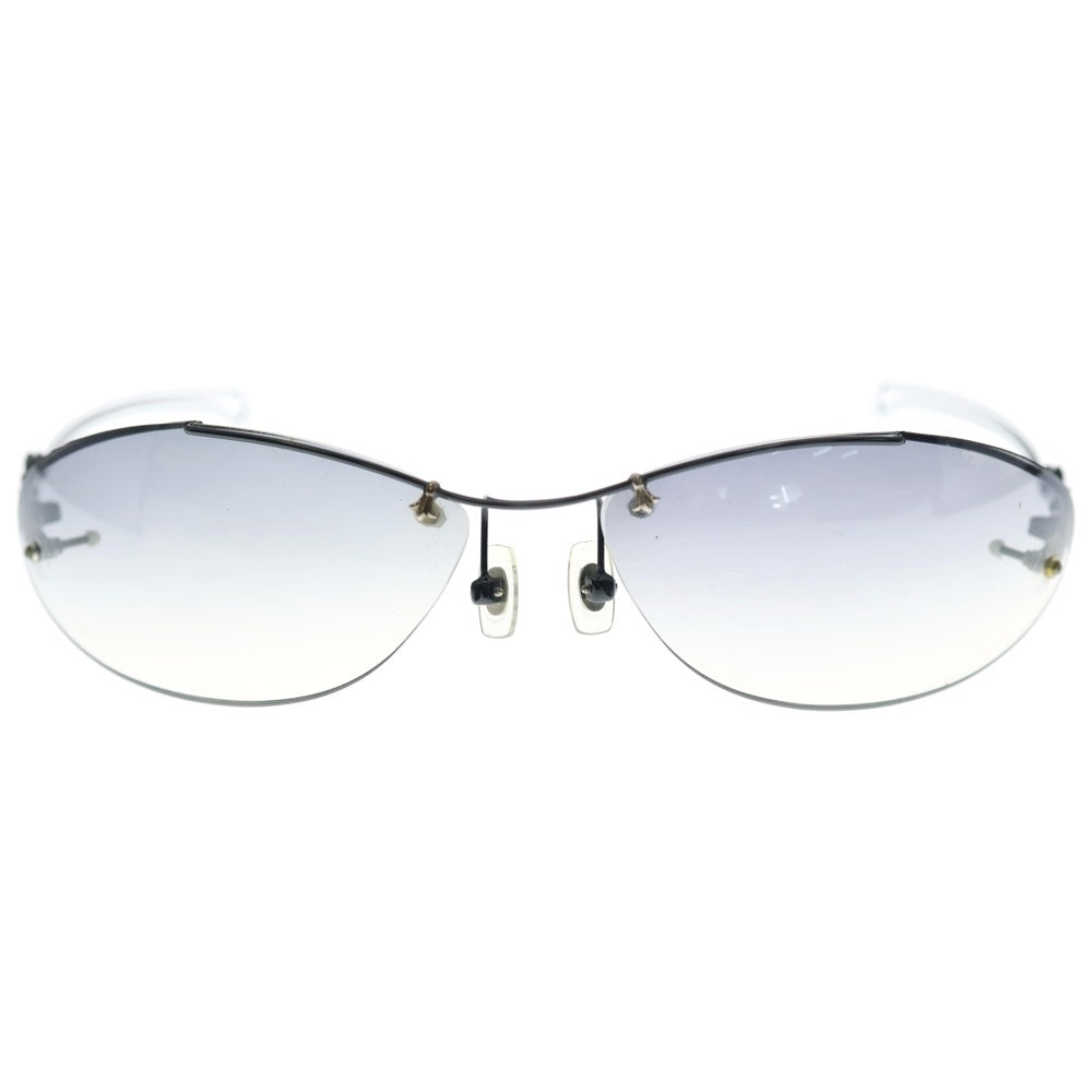 CHROME HEARTS(クロムハーツ) D.P.1 ドラッグ パイプ トップリム クロステンプル カラーレンズ サングラス メガネ 眼鏡 アイウェア ブラック
