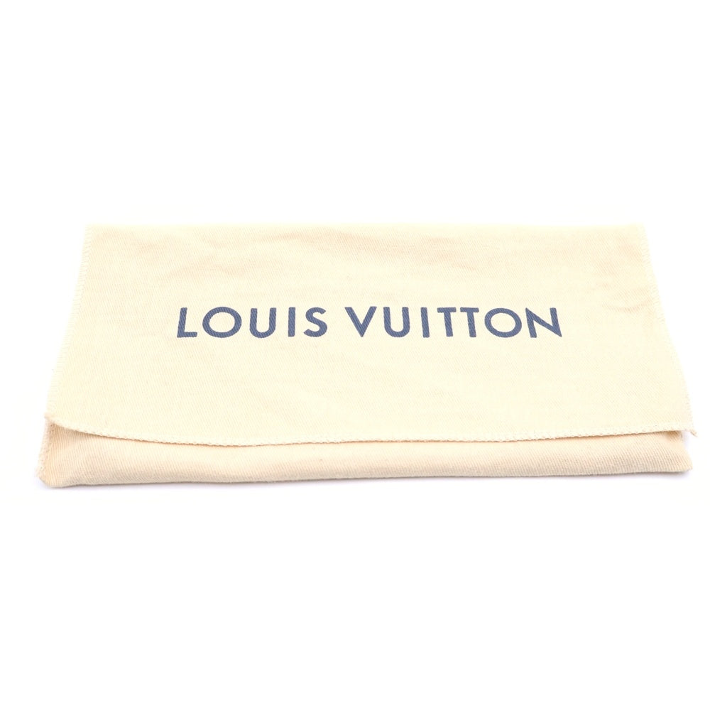 LOUIS VUITTON(ルイヴィトン) ダミエ ポルトフォイユクレマンス スリーズ ブラウン×レッド PVC 長財布 ウォレット N60534