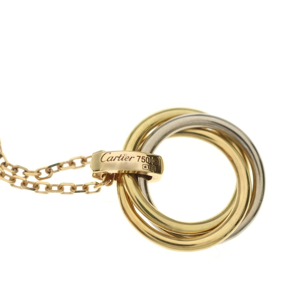 Cartier(カルティエ) トリニティ 5Pダイヤチェーンネックレス イエローゴールド/ピンクゴールド/ホワイトゴールド Au750YG/PG/WG B7058700