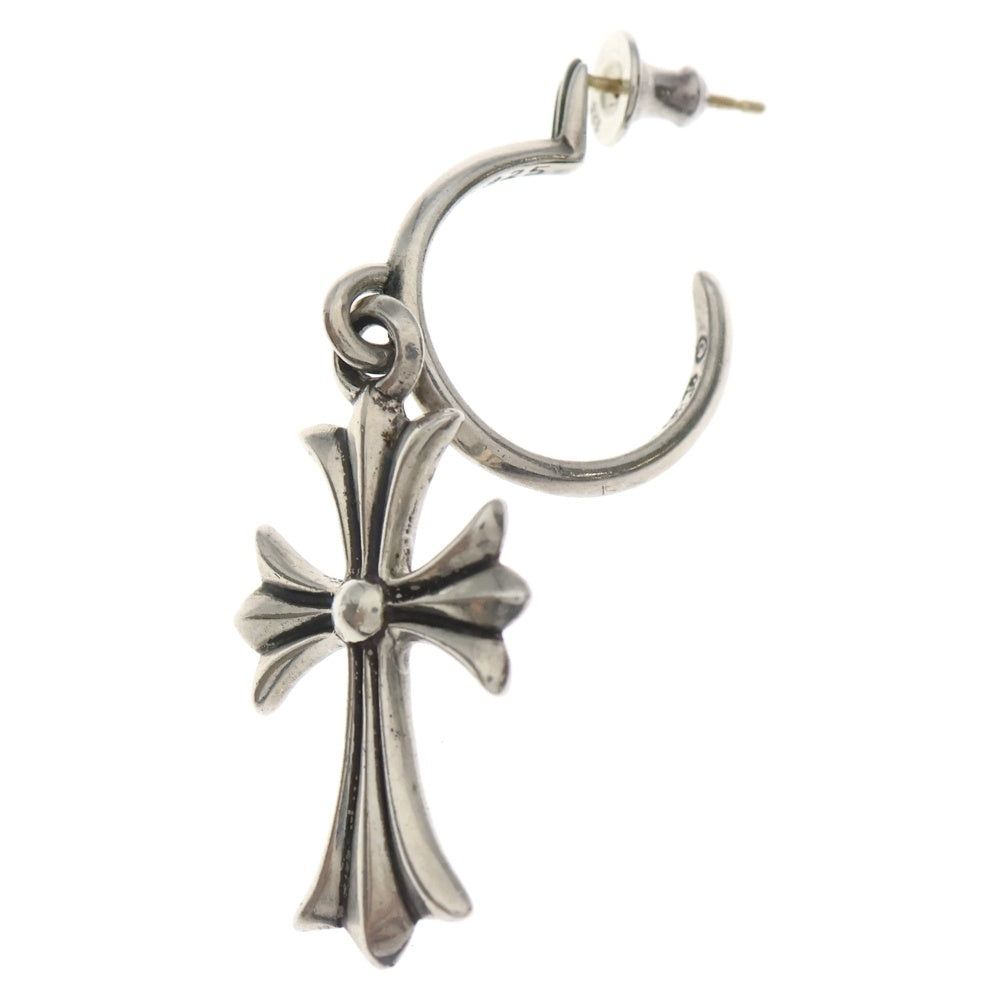 CHROME HEARTS(クロムハーツ) TINY CH CROSS タイニーCHクロス フープピアス シルバー BCA115