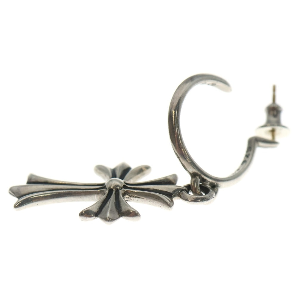 CHROME HEARTS(クロムハーツ) TINY CH CROSS タイニーCHクロス フープピアス シルバー BCA115